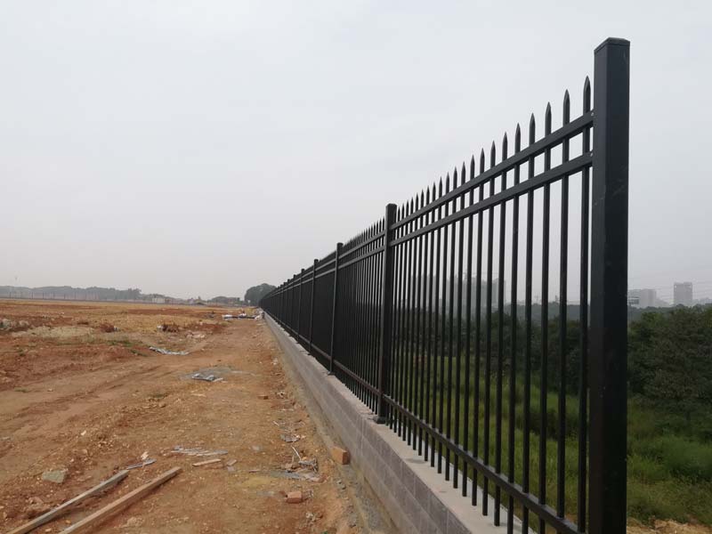 湖南长沙生命元工业园锌钢围栏工程图